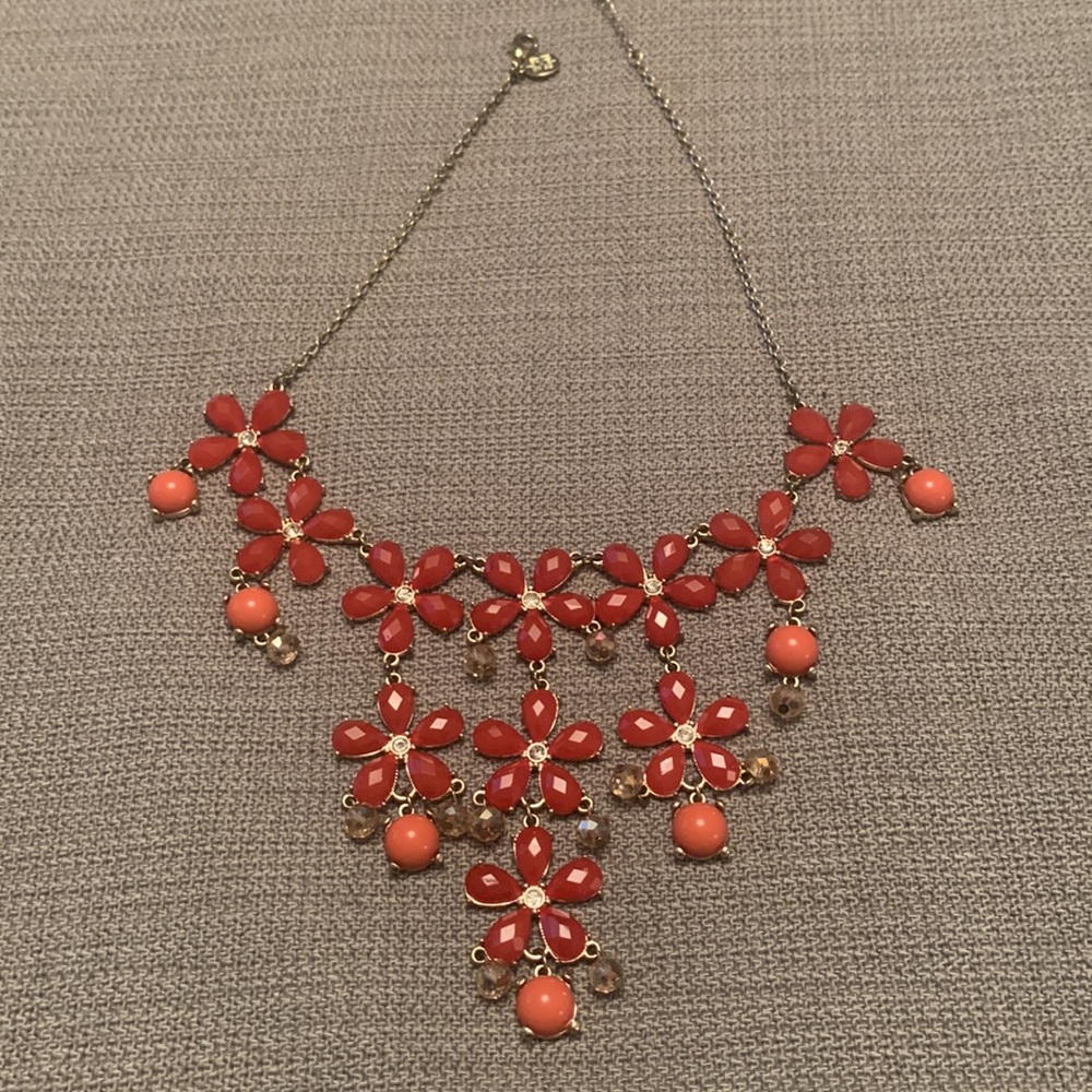 WHBM Drop Gemstones Statement Neck - Picture 8 of 8